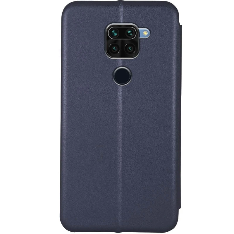 Кожаный чехол-книжка Classy для Xiaomi Redmi Note 9 / Redmi 10X, Темно-синий 1, Искусственная кожа, купить оптом с доставкой