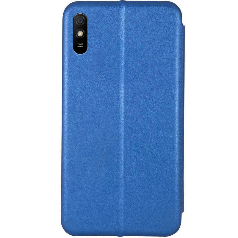 Кожаный чехол-книжка Classy для Xiaomi Redmi 9A, Синий 1, Искусственная кожа, купить оптом с доставкой
