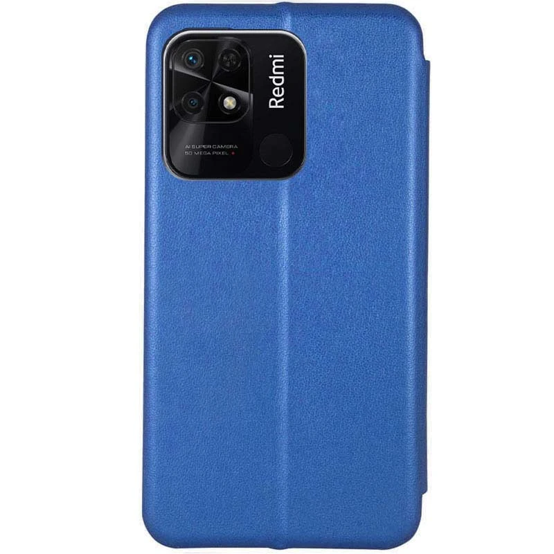 Кожаный чехол-книжка Classy для Xiaomi Redmi 10C, Синий 1, Искусственная кожа, купить оптом с доставкой