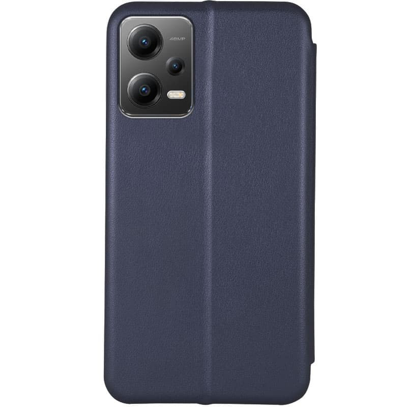 Шкіряний чохол-книжка Classy для Xiaomi Poco X5 5G / Note 12 5G, Темно-синій 1, Штучна шкіра, купити оптом з доставкою