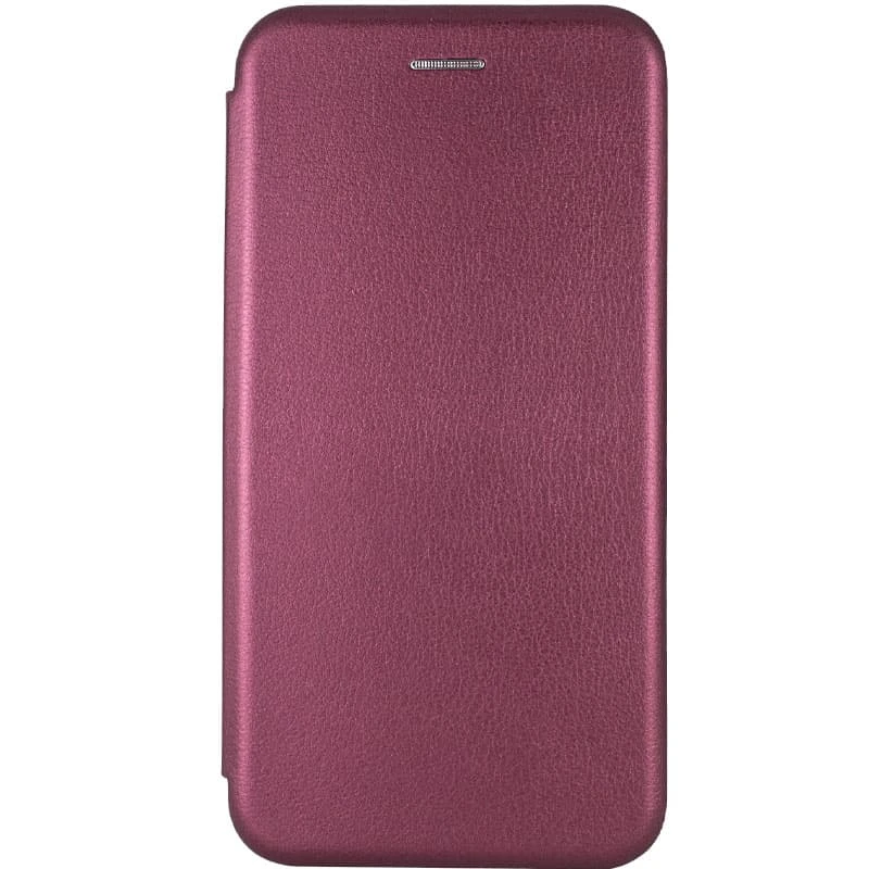 Кожаный чехол-книжка Classy для Samsung Galaxy A05, Бордовый, Искусственная кожа, купить оптом с доставкой