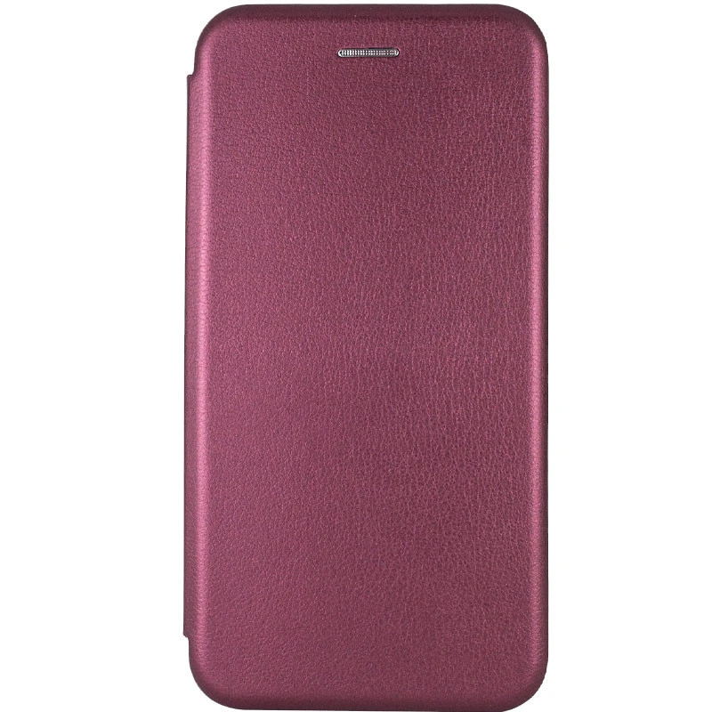 Кожаный чехол-книжка Classy для Xiaomi Redmi 14C / Poco C75, Бордовый, Искусственная кожа, купить оптом с доставкой