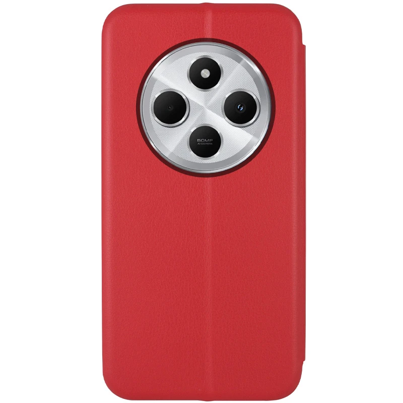 Кожаный чехол-книжка Classy для Xiaomi Redmi 14C / Poco C75, Красный 3, Искусственная кожа, купить оптом с доставкой