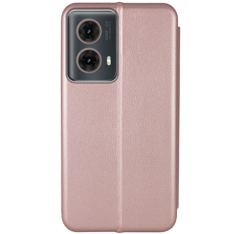 Кожаный чехол-книжка Classy для Motorola Moto G85, Rose Gold 1, Искусственная кожа, купить оптом с доставкой