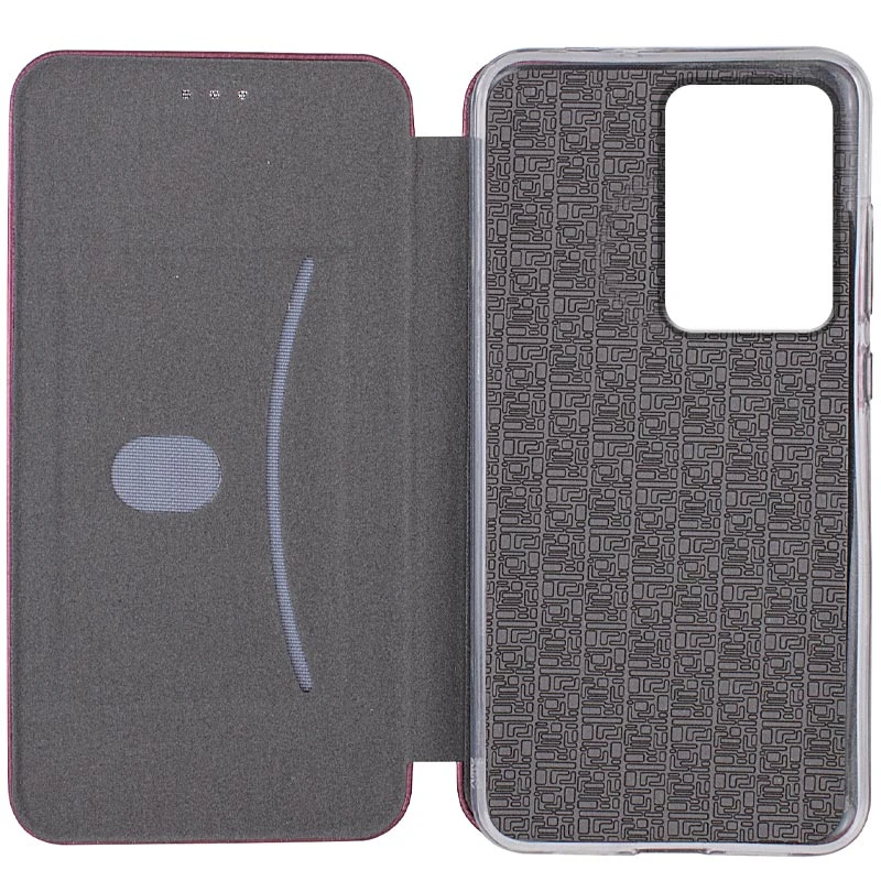 Кожаный чехол-книжка Classy для Motorola Moto G85, Бордовый 2, Искусственная кожа, купить оптом с доставкой