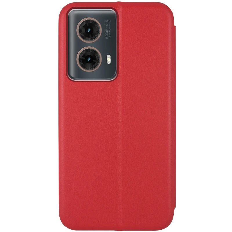 Кожаный чехол-книжка Classy для Motorola Moto G85, Красный 1, Искусственная кожа, купить оптом с доставкой