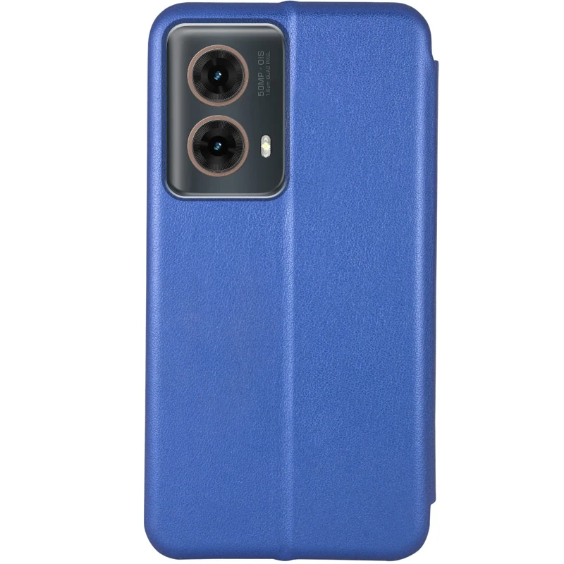 Кожаный чехол-книжка Classy для Motorola Moto G85, Синий 1, Искусственная кожа, купить оптом с доставкой