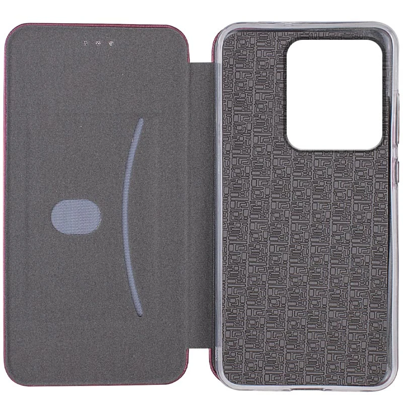 Кожаный чехол-книжка Classy для Motorola Moto G75 5G, Бордовый 2, Искусственная кожа, купить оптом с доставкой