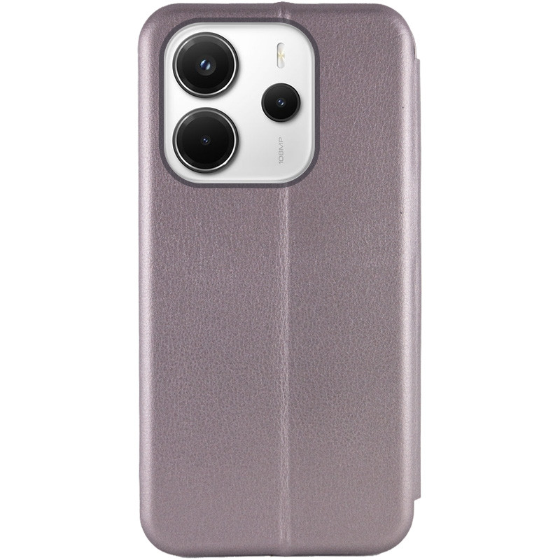 Кожаный чехол-книжка Classy для Xiaomi Redmi Note 14 4G (Int. version) на картинке №3