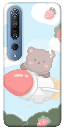 Чехол itsPrint Мишка на ракете для Xiaomi Mi 10 / Mi 10 Pro