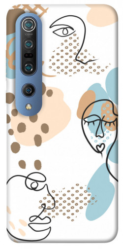 Чехол itsPrint Face pattern для Xiaomi Mi 10 / Mi 10 Pro