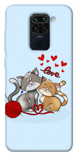 Чехол itsPrint Два кота Love для Xiaomi Redmi Note 9 / Redmi 10X