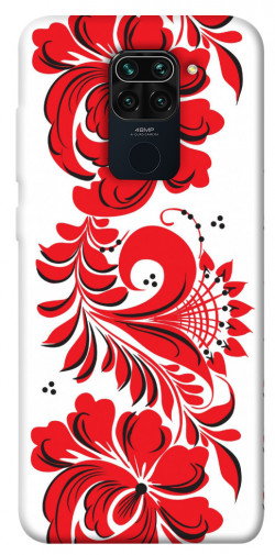 Чехол itsPrint Червона вишиванка для Xiaomi Redmi Note 9 / Redmi 10X
