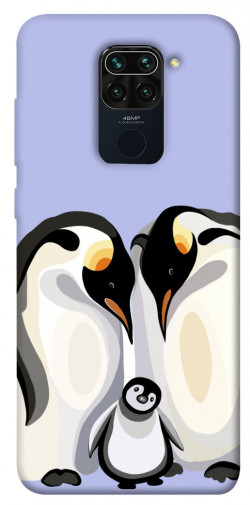 Чохол itsPrint Penguin family для Xiaomi Redmi Note 9 / Redmi 10X