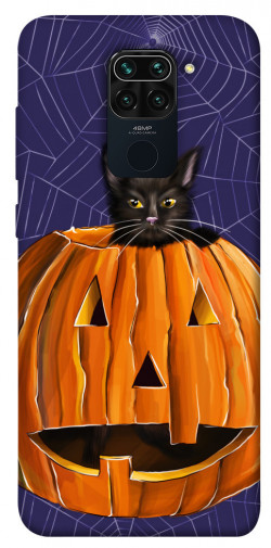 Чехол itsPrint Cat and pumpkin для Xiaomi Redmi Note 9 / Redmi 10X