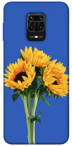 Чехол itsPrint Bouquet of sunflowers для Xiaomi Redmi Note 9s / Note 9 Pro / Note 9 Pro Max