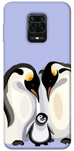 Чехол itsPrint Penguin family для Xiaomi Redmi Note 9s / Note 9 Pro / Note 9 Pro Max