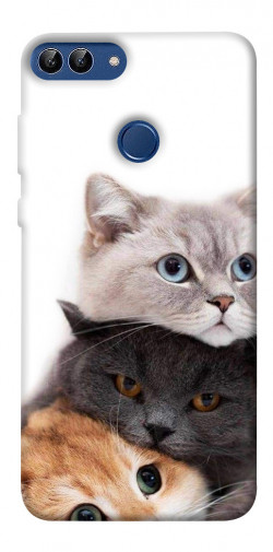 Чехол itsPrint Три кота для Huawei P Smart (2020)