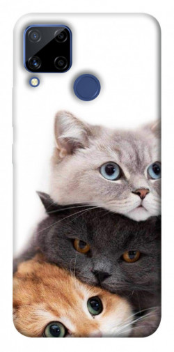Чехол itsPrint Три кота для Realme C15