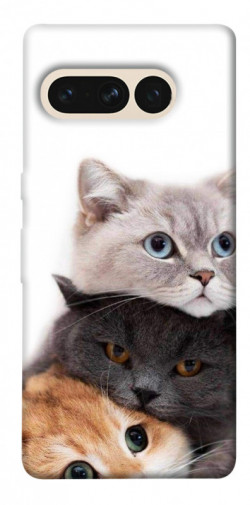 Чехол itsPrint Три кота для Google Pixel 7 Pro