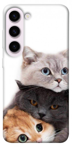 Чехол itsPrint Три кота для Samsung Galaxy S23+