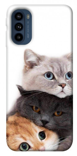 Чехол itsPrint Три кота для Motorola Moto G41