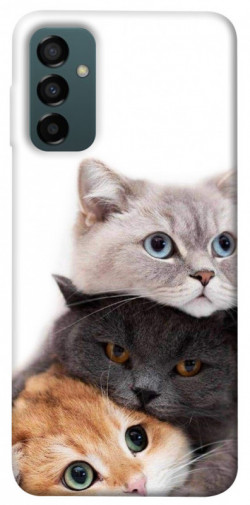Чехол itsPrint Три кота для Samsung Galaxy M14 5G