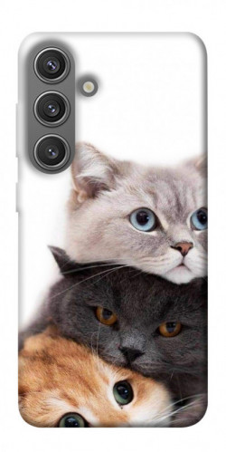 Чехол itsPrint Три кота для Samsung Galaxy S24