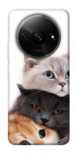 Чехол itsPrint Три кота для Xiaomi Redmi A3