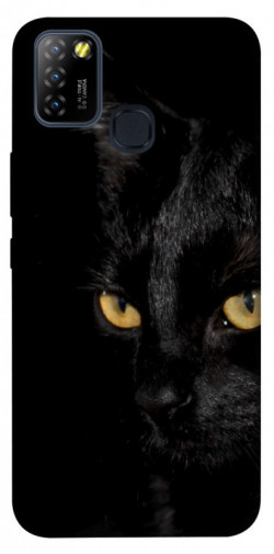 Чехол itsPrint Черный кот для Infinix Hot 10 Lite