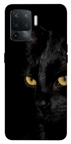 Чохол itsPrint Чорний кіт для Oppo Reno 5 Lite