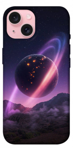 Чехол itsPrint Сатурн для Apple iPhone 15 (6.1")