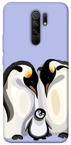 Чехол itsPrint Penguin family для Xiaomi Redmi 9