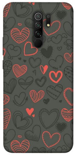 Чехол itsPrint Милые сердца для Xiaomi Redmi 9