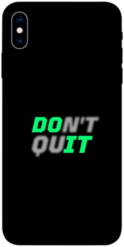 Чехол itsPrint Don't quit для Apple iPhone X (5.8")