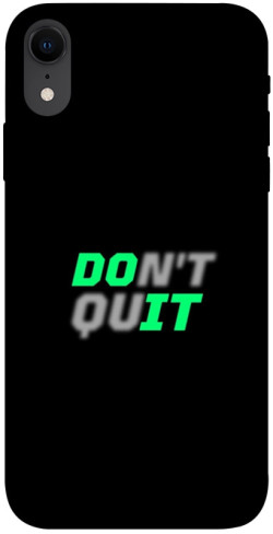 Чехол itsPrint Don't quit для Apple iPhone XR (6.1")