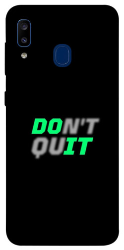 Чехол itsPrint Don't quit для Samsung Galaxy A20 / A30