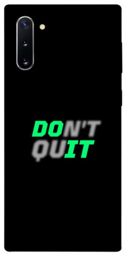 Чохол itsPrint Don't quit для Samsung Galaxy Note 10