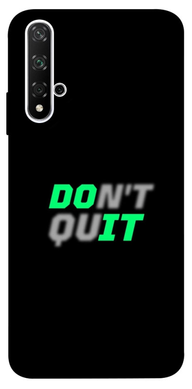 Чехол itsPrint Don't quit для Huawei Honor 20 / Nova 5T, спорт, купить оптом с доставкой