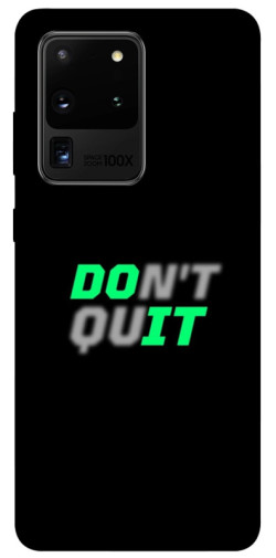 Чехол itsPrint Don't quit для Samsung Galaxy S20 Ultra