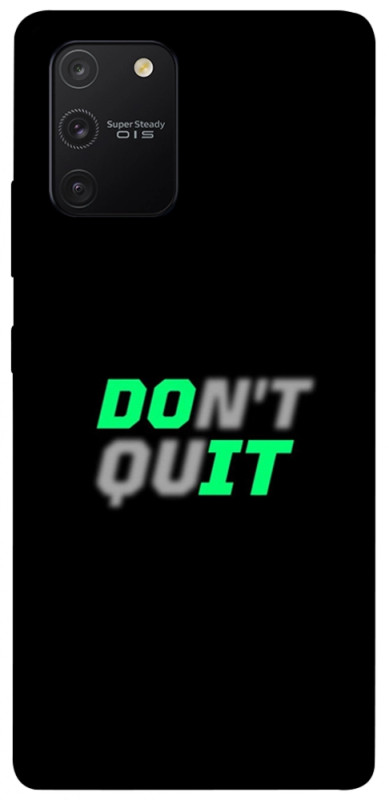Чехол itsPrint Don't quit для Samsung Galaxy S10 Lite, спорт, купить оптом с доставкой