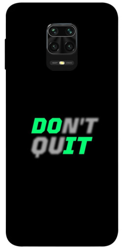 Чехол itsPrint Don't quit для Xiaomi Redmi Note 9s / Note 9 Pro / Note 9 Pro Max