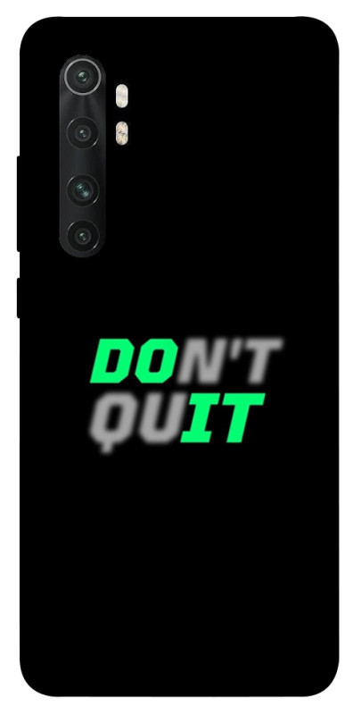 Чехол itsPrint Don't quit для Xiaomi Mi Note 10 Lite, спорт, купить оптом с доставкой