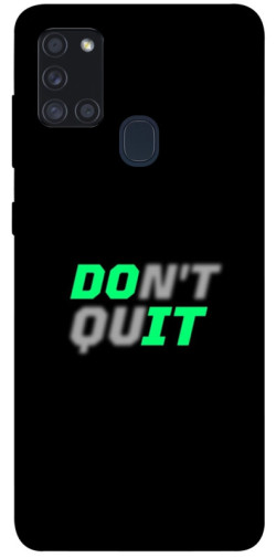Чехол itsPrint Don't quit для Samsung Galaxy A21s