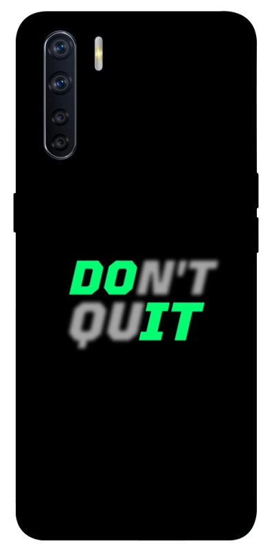 Чехол itsPrint Don't quit для Oppo A91, спорт, купить оптом с доставкой