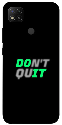 Чехол itsPrint Don't quit для Xiaomi Redmi 9C