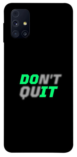Чехол itsPrint Don't quit для Samsung Galaxy M31s