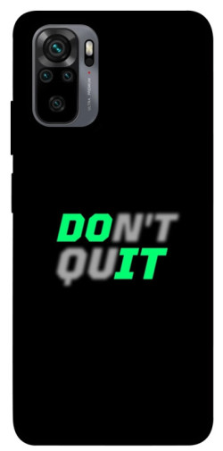 Чехол itsPrint Don't quit для Xiaomi Redmi Note 10 / Note 10s