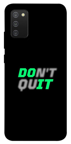 Чехол itsPrint Don't quit для Samsung Galaxy A02s