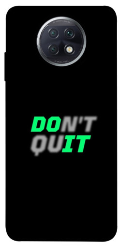 Чехол itsPrint Don't quit для Xiaomi Redmi Note 9 5G / Note 9T